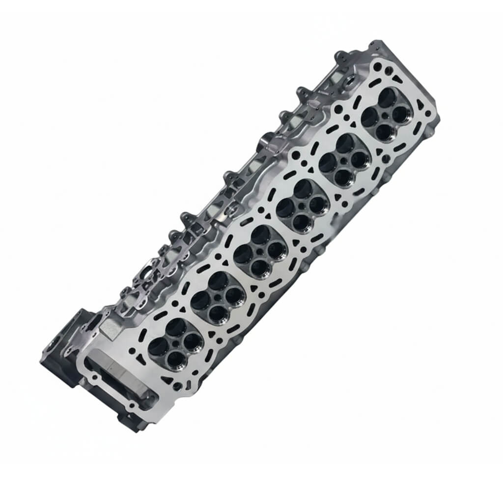 1FZ-FE 4.5L Bare Cylinder Head Toyota Land Cruiser 80 Close Up