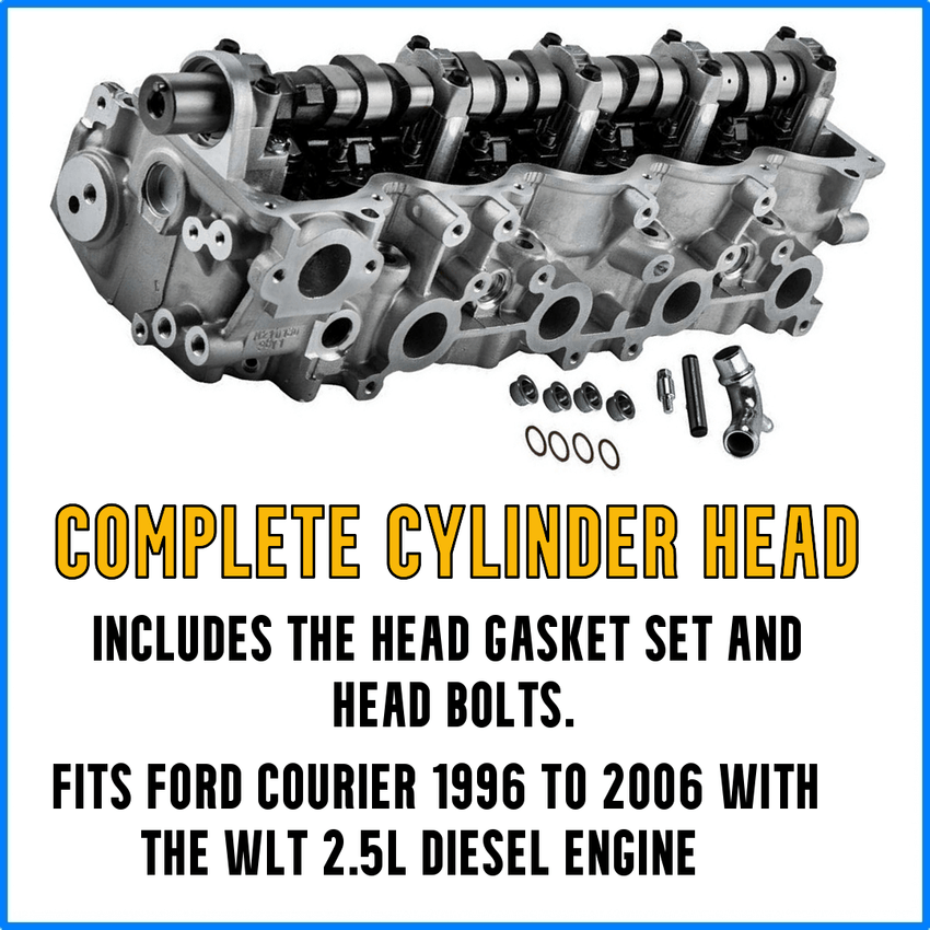 Cylinder Head for Ford Courier WLT 2.5 - litre - Cylinder Head Supply Midland