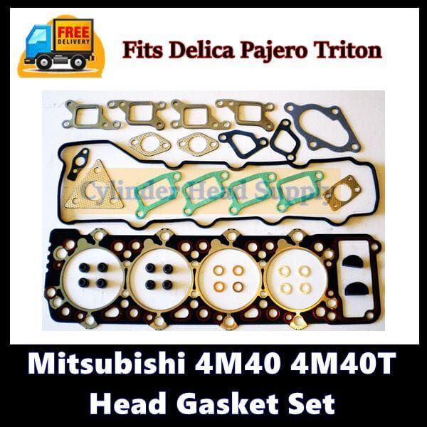 Pajero Triton 4M40 4M40T Vrs Head Gasket Set with Bolts Motor Vehicle Engine Parts Cylinder Head Supply 