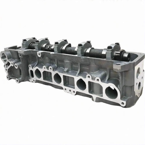 Toyota Hiace 2RZ 2.4L cylinder head, complete assembled -Side View