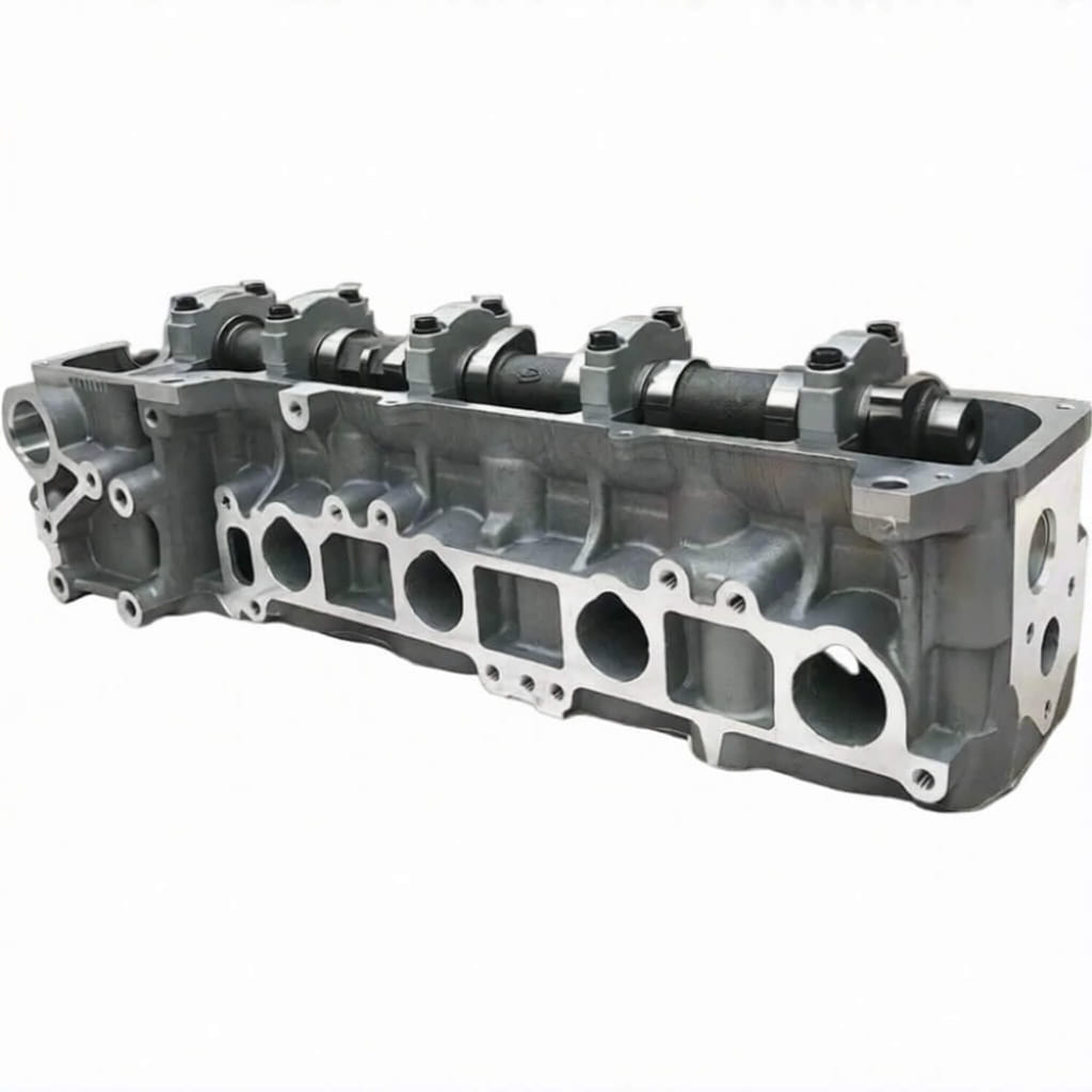 Toyota Hiace 2RZ 2.4L cylinder head, complete assembled -Side View