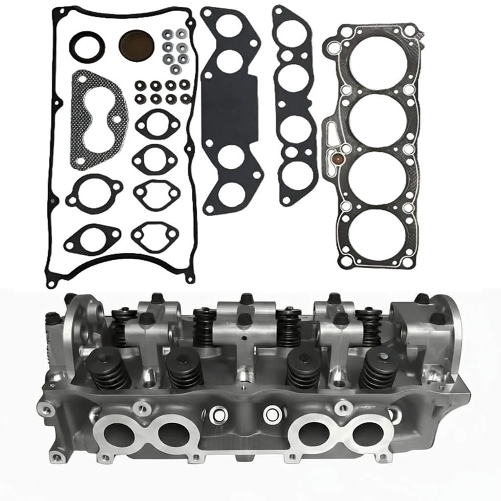 Assembled Cylinder Head Ford Mazda FE F2 F8 8 Valves With Vrs Gasket Set, Side View