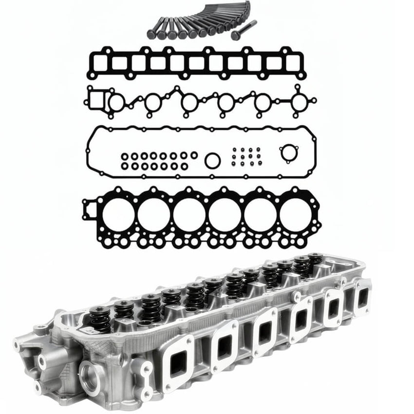 Assembled Cylinder Head Kit Nissan Patrol TB42 With VRS Gasket Set and Head Bolts