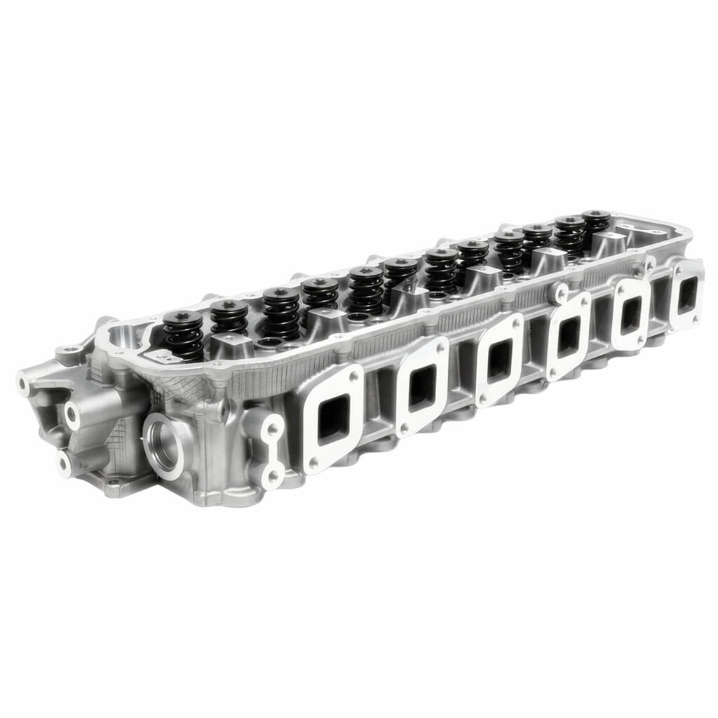 Assembled Cylinder Head Nissan Patrol TB42 Side View