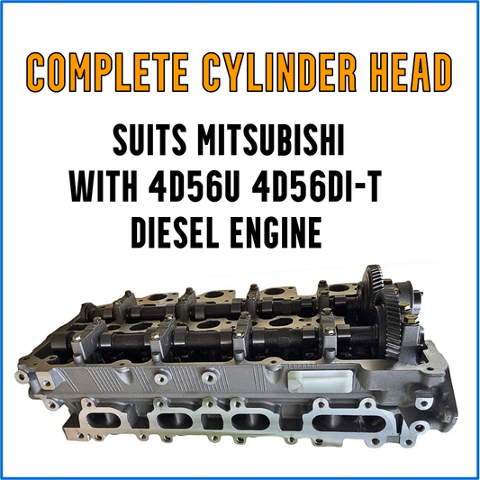 Challenger Trito 4D56Di-T 16 Valve Complete assembled cylinder head with head gasket set and bolts