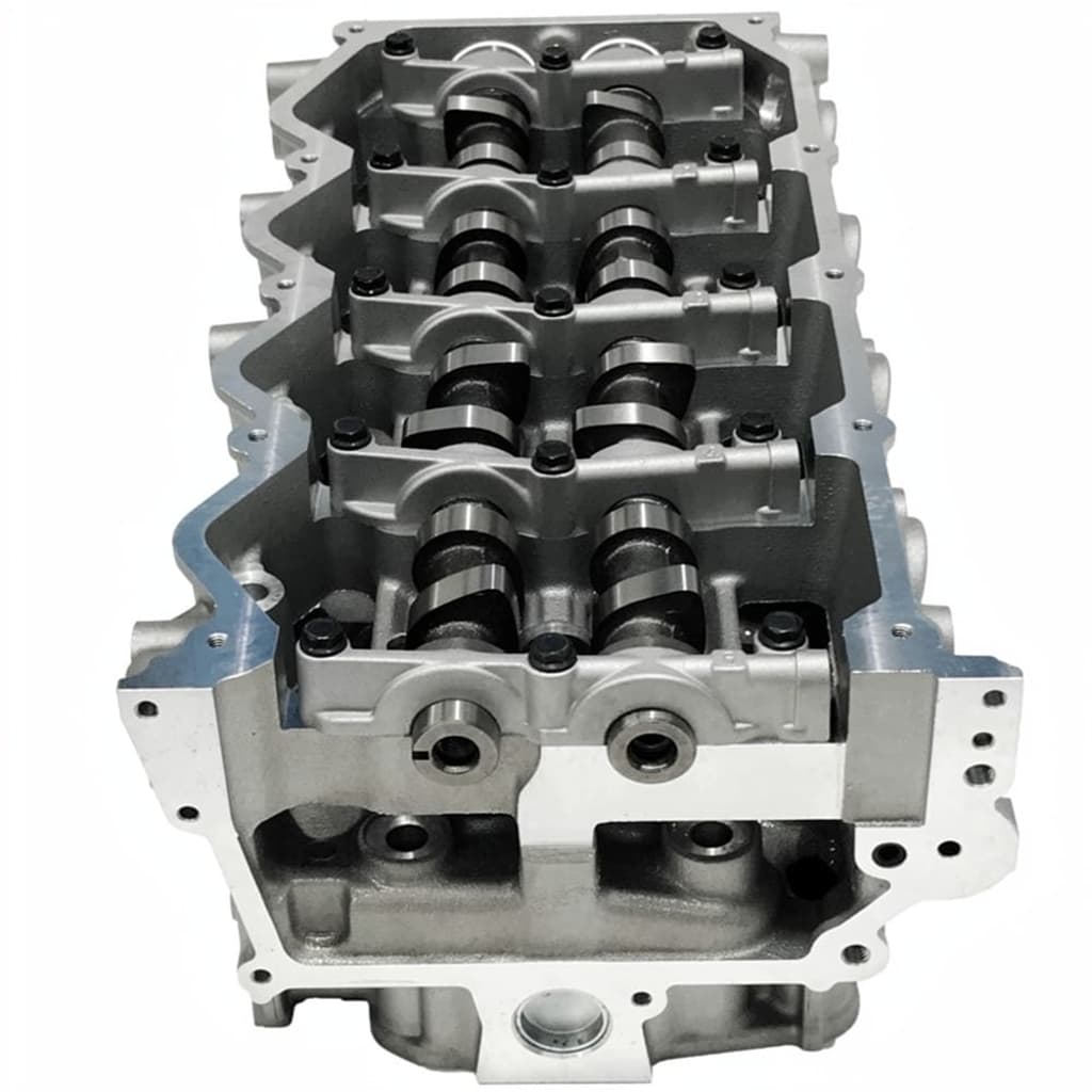 Complete YD25 4-Port Cylinder Head Front with Camshafts View