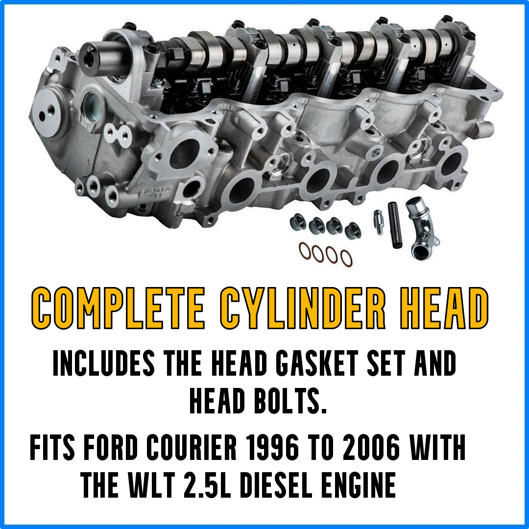 Courier WLT Complete Cylinder Head