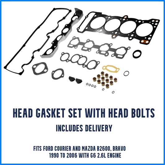Ford Courier Mazda B2600 G6 Cylinder Head Gasket Set