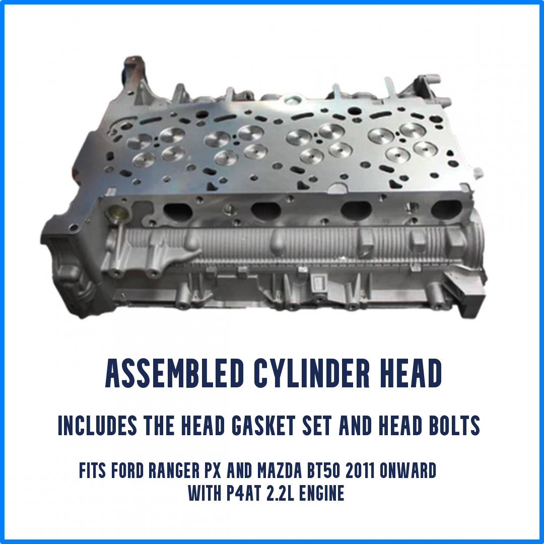 Ranger PX P4AT Complete Cylinder Head