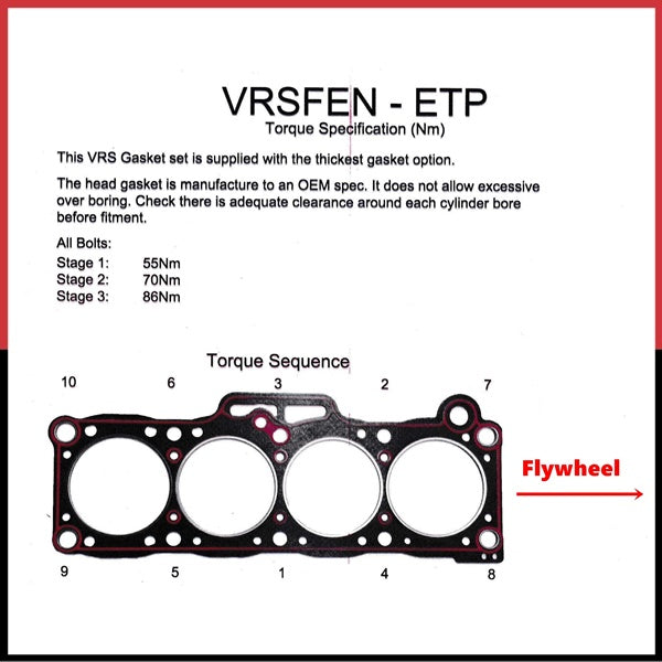 Ford Mazda FE  Torque Settings