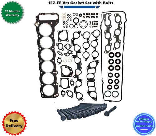 Cylinder Head Gasket set for Toyota Land Cruiser 1FZ-FE 4.5L 80 Series with 'Cylinder Head Supply' logo
