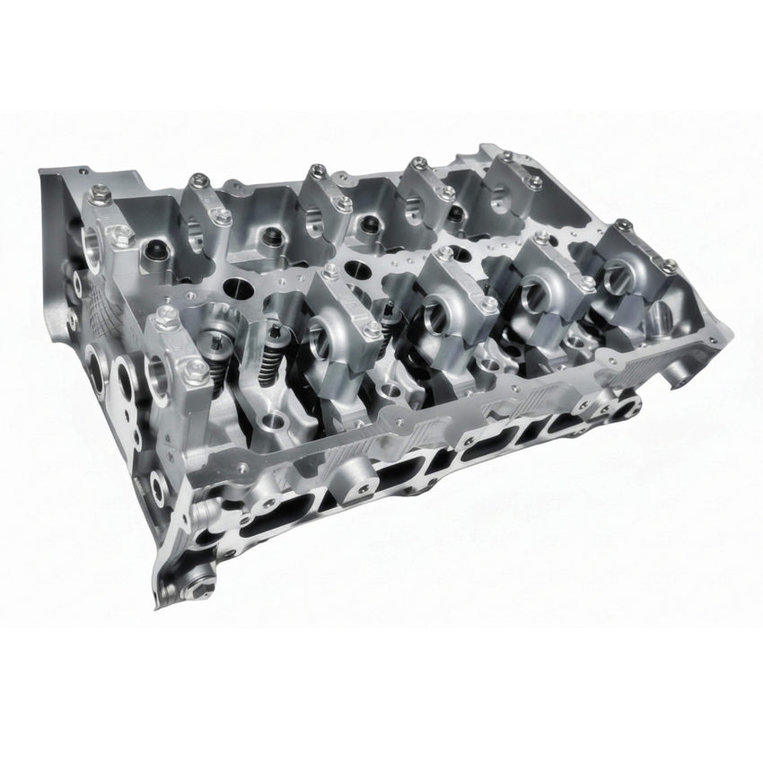 Mitsubishi Pajero Triton 4N15 complete cylinder head assembly - top view showing valve components