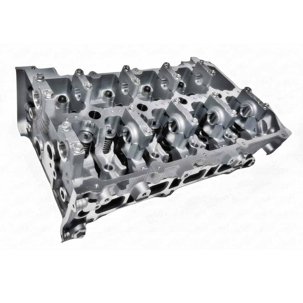 Mitsubishi Pajero Triton 4N15 complete cylinder head assembly - top view showing valve components
