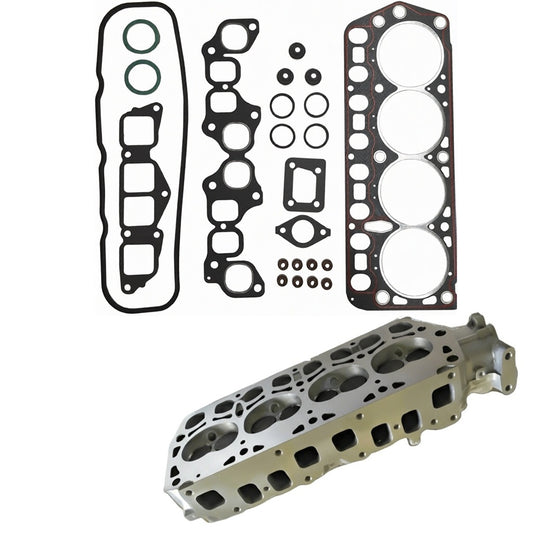 New Assembled 4y Cylinder Head With VRS Gasket Set