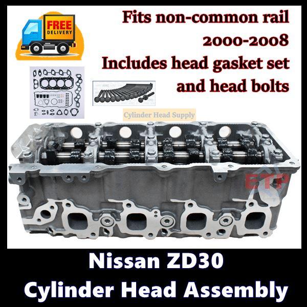 Navara Patrol ZD30 Cylinder Head Assembly Non Common Rail Motor Vehicle Engine Parts Cylinder Head Supply 