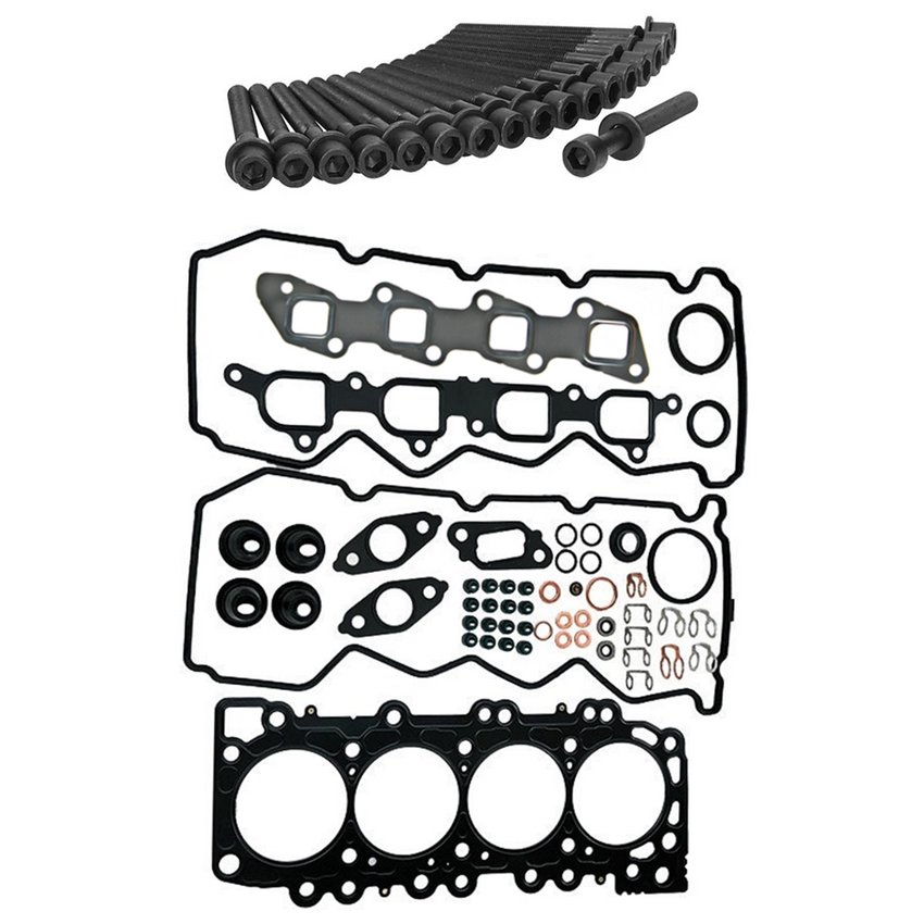 YD25 Cylinder Head  gasket set and head bolts 
Nissan Navara 2.5L