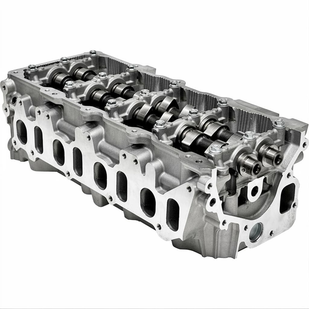 Nissan Patrol GU Y61 ZD30DDTi 3.0L Common Rail Cylinder Head Complete, Manifold Side View