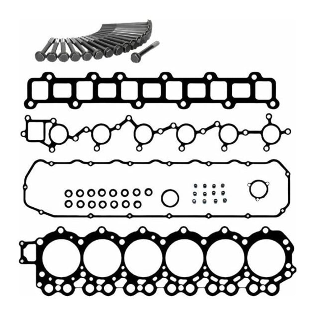 Nissan Patrol TB42 - Cylinder Head Head Gasket set with Head Bolts 