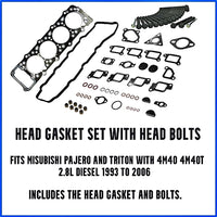 4m40 gasket set and bolts