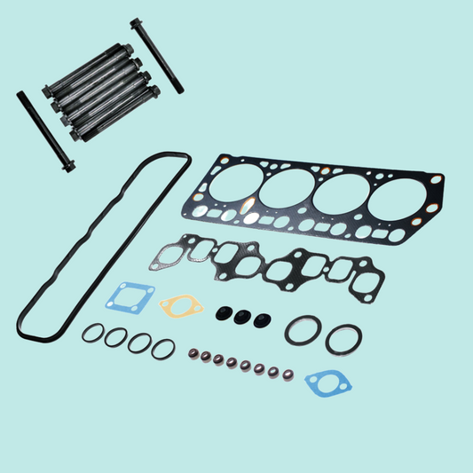 Toyota 4y head gasket set with the head bolts