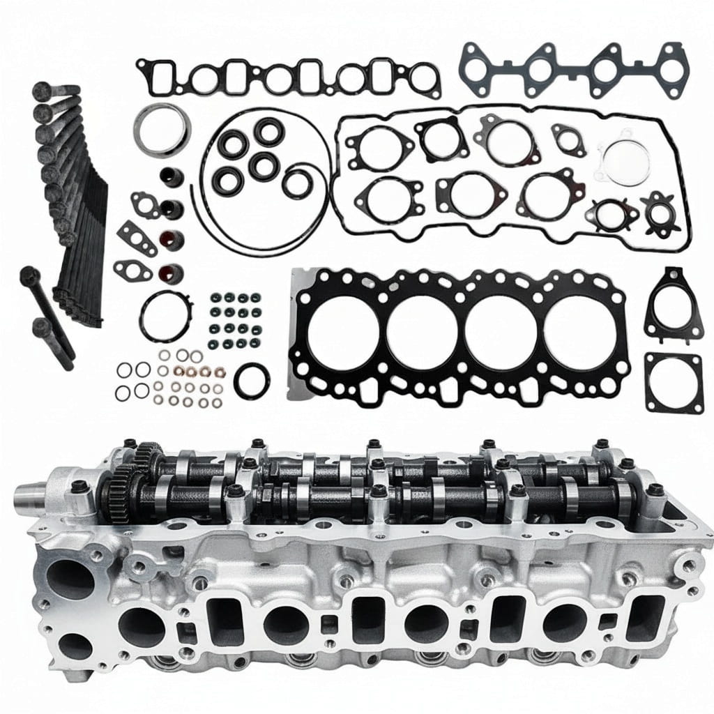 Toyota Hiace Hilux Prado 1KD 3.0L cylinder head complete kit - ready to install