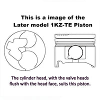 Toyota KZ-TE Long Valve Model Piston
