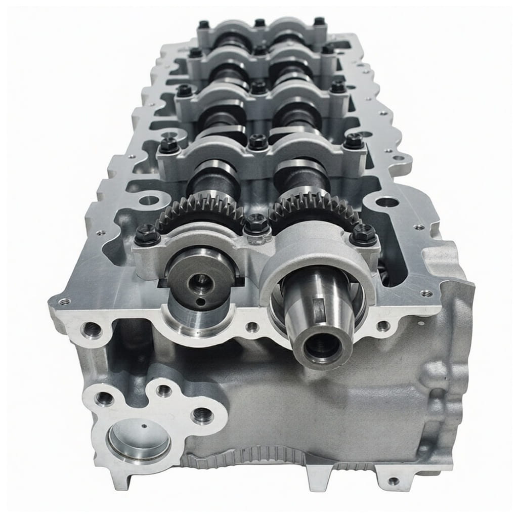 Toyota Hiace Hilux Prado 1KD 3.0L cylinder head, completely assembled - Front view