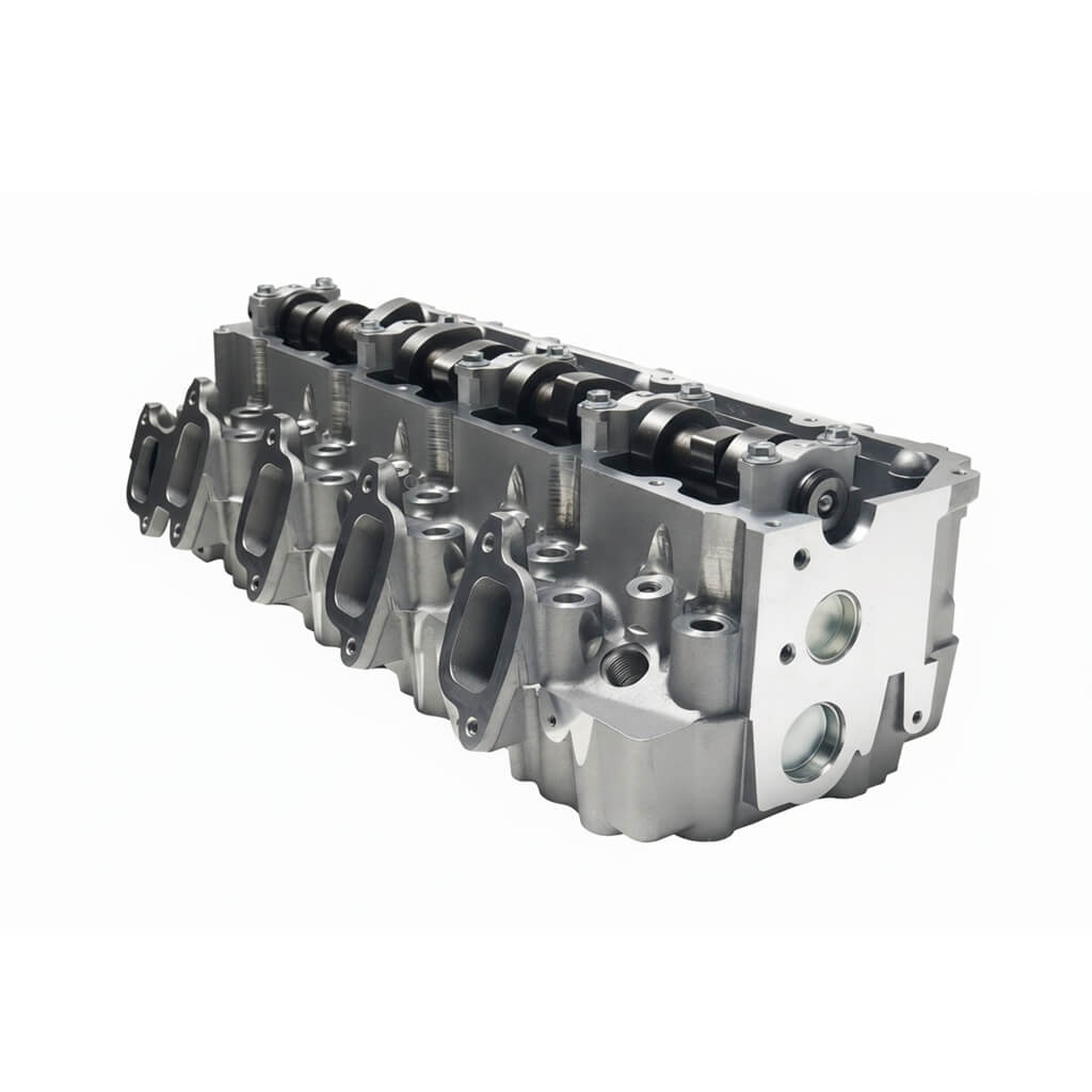 Toyota Hilux Prado 1KZ-TE 3.0L Cylinder Head Complete Side View