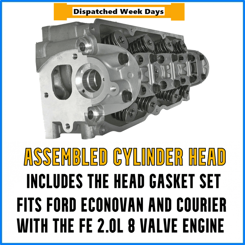 Assembled Cylinder Head Ford Mazda FE F2 F8 8 Valves - Cylinder Head Supply Midland