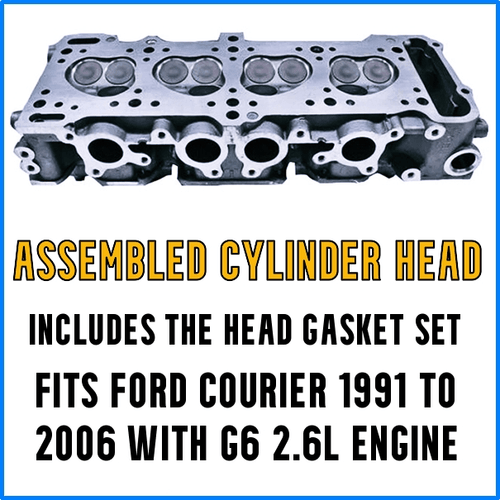 Assembled Cylinder Head Ford Mazda G6 2.6 12 Valve - Cylinder Head Supply Midland