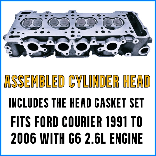 Assembled Cylinder Head Ford Mazda G6 2.6 12 Valve - Cylinder Head Supply Midland