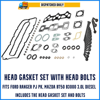 Assembled Cylinder Head Ford Ranger Mazda BT50 WEAT 3.0L with Camshafts - Cylinder Head Supply Midland