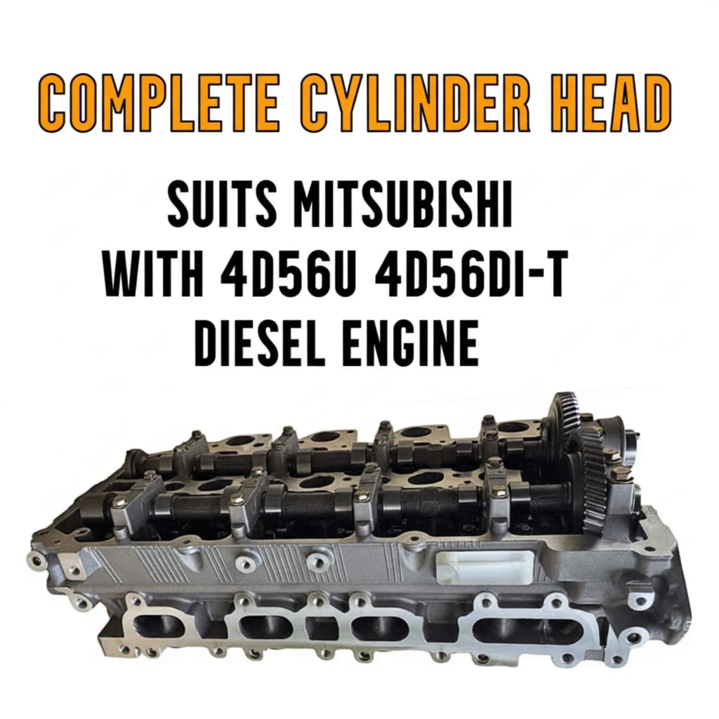 Mitsubishi Triton Challenger 4D56  Cylinder Head With Text