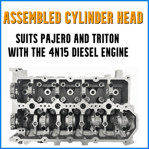 Assembled Cylinder Head Mitsubishi Pajero Triton 4N15 - Cylinder Head Supply Midland