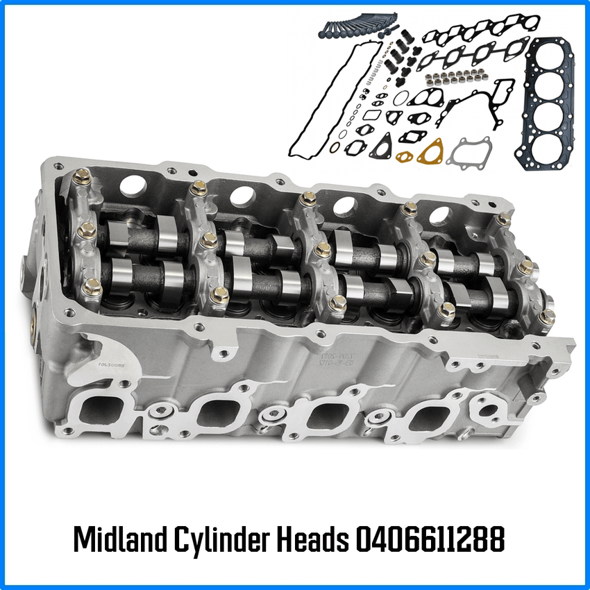 Assembled Cylinder Head Navara Patrol ZD30 Non Common Rail - Cylinder Head Supply Midland