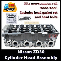 Assembled Cylinder Head Navara Patrol ZD30 Non Common Rail - Cylinder Head Supply Midland