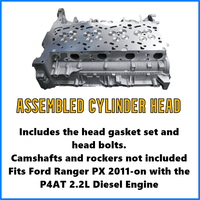 Assembled Cylinder Head Ranger Mazda BT50 P4AT 2.2 - Cylinder Head Supply Midland