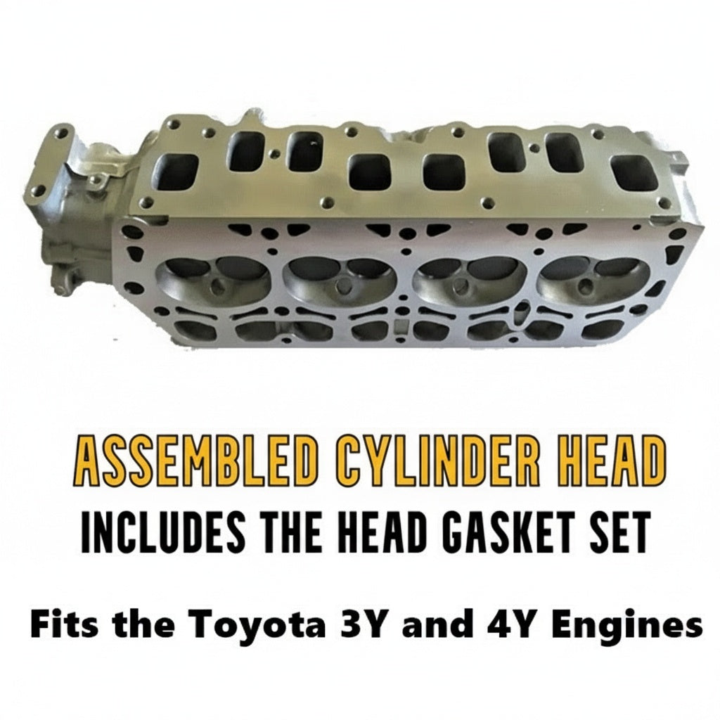 Assembled Cylinder Head Toyota Hilux Forklift 3Y 4Y Engine