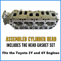 Assembled Cylinder Head Toyota Hilux Forklift 3Y 4Y Engine - Cylinder Head Supply Midland