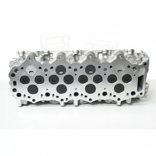 Ford Courier WLT 2.5L Assembled Cylinder Head with Valves