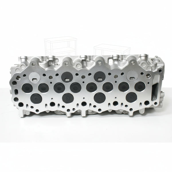 Ford Courier WLT 2.5L cylinder head side angle view