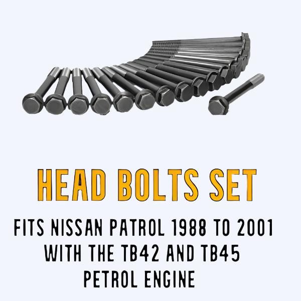 Nissan Patrol with TB45 engine head bolts