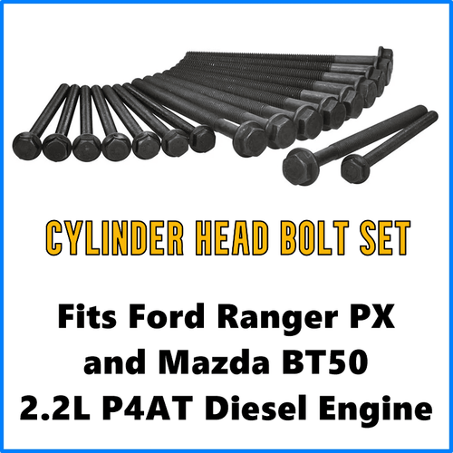 Head Bolts Ford Ranger Mazda BT50 P4AT 2.2 - Cylinder Head Supply Midland