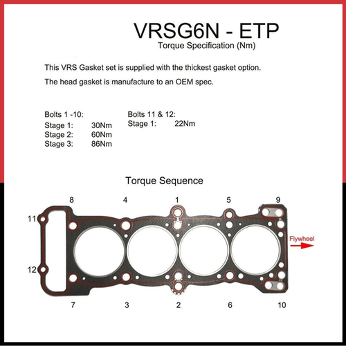 Head Gasket Set Ford Mazda G6 With Head Bolts - Cylinder Head Supply Midland