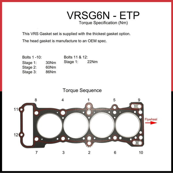 Head Gasket Set Ford Mazda G6 With Head Bolts - Cylinder Head Supply Midland
