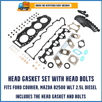 Head Gasket Set Ford Mazda WLT With Head Bolts - Cylinder Head Supply Midland