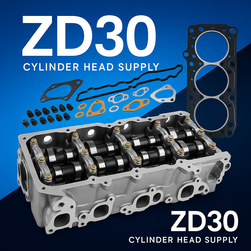 ZD30 Cylinder Head and Gasket Set Banner with Branding
