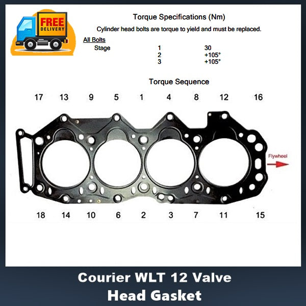 Courier WLT Cylinder Complete Head Motor Vehicle Engine Parts Cylinder Head Supply 