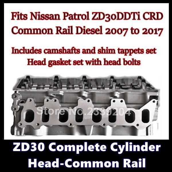 Complete Cylinder Head Nissan Patrol ZD30 Common Rail - Cylinder Head Supply Midland