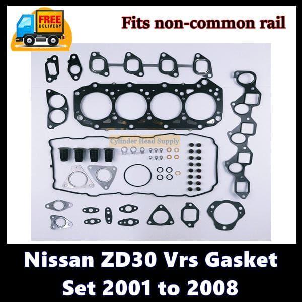 Head Gasket Set Nissan Patrol ZD30 With Head Bolts Non Common Rail - Cylinder Head Supply Midland